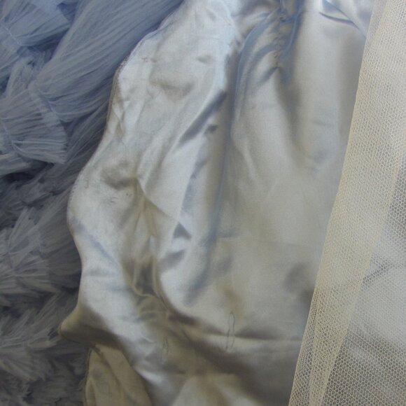 Colette by Mon Cheri Size 6-8 Periwinkle Corset Tulle Ball Gown - Picture 9 of 9